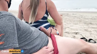 Beach Bunnies Unleashed! Sexual Adventure with Hot Couple in Public