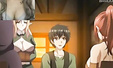 Lucky Guy Thrilled by Three Animated Damsels