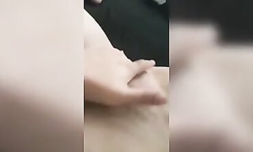 College Brunette Revved Up for Blowjob and Fingering