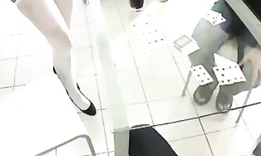 German Threesome: Card Game Loss Leads to Anal and Blowjob