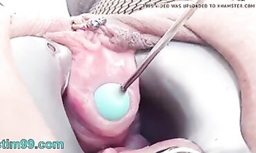Extreme Vibrator Play with Massive Plums and Squirting