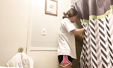 Nice: Concealed Shower Scene with Adorable Assets