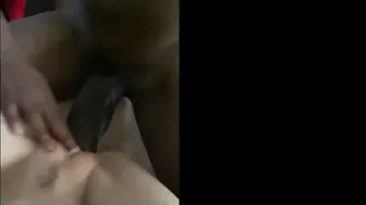 POV Interracial: Massive BBC Fills Her Tight Pussy
