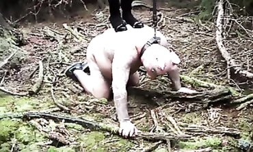 M.Madeleine Piras Gets Fisted With A Mega Dildo In The Woods