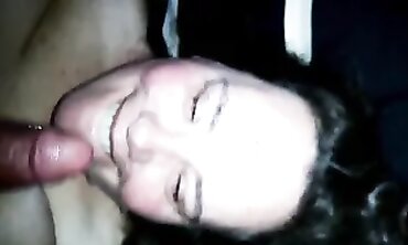 Mature MILF Karen Gets a Creamy Facial Cumshot