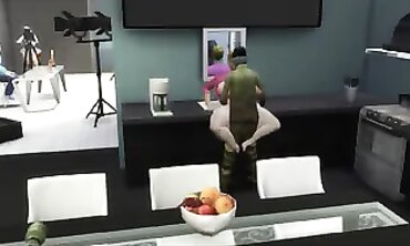 Bootylicious Blonde News Anchor Takes BBC from Ebony Janitor