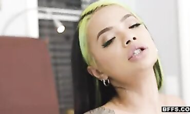 Serena Santos, Paisley Paige & Roxy Rain In A Wild Ebony Foursome
