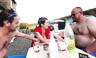 Apero Three: Wild Trio Blowjob & Masturbation Session