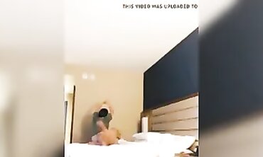 Latina Wife Facetimes Husband with BBC Striptease