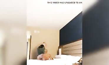 Latina Wife Facetimes Husband with BBC Striptease