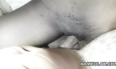 barely legal Ebony Teens Take Big Cock And Spunk