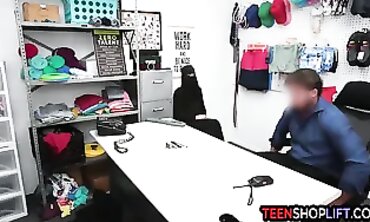 Petite Muslim Delilah Day Gets Busted Stealing Panties