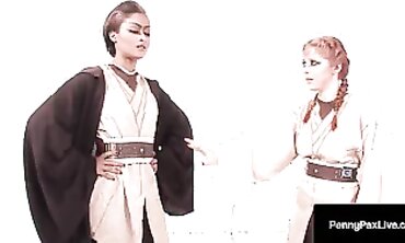 Penny Pax and Skin Diamond in a Cosplay Lesbian Fingering Scene