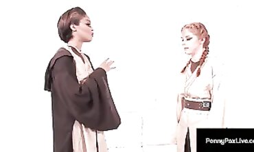 Penny Pax and Skin Diamond in a Cosplay Lesbian Fingering Scene