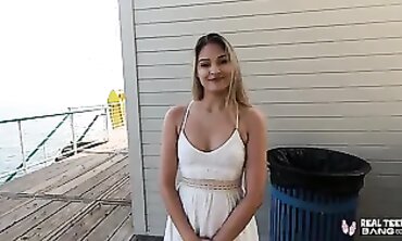 Real Legal: Ultra-Cutie Hawaiian Latina Teen Gets Plowed