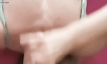 Slovakia MILF's Passionate Blowjob Session with Step-Son