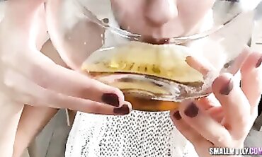 Twin Sisters POV: Rimming and Pissing on His Ass