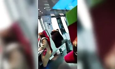 Black Girls Play Rough on the Train While Voyeurs Watch