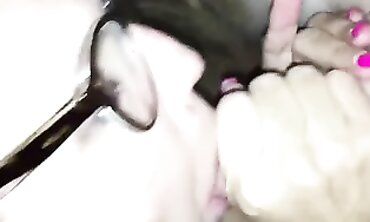 POV Mature Angela Gives a Thorough Blowjob