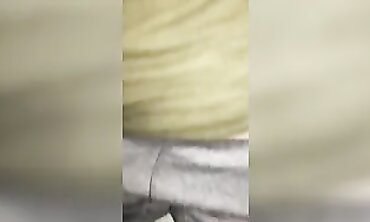 Hotwife Brunette Gives Blowjob to Husband's British Friend