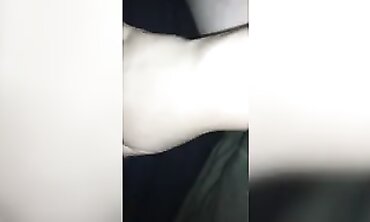 Hotwife Brunette Gives Blowjob to Husband's British Friend