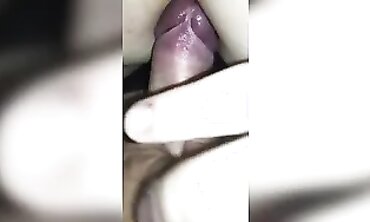 Hotwife Brunette Gives Blowjob to Husband's British Friend