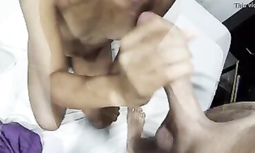 POV Latina Amateur Gets Blowjob and Creampie