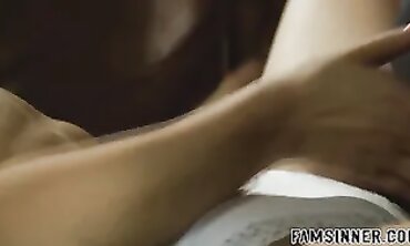 Romantic Hardcore Fuck-a-thon with Petite Stepdaughter-in-Law