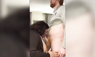Black GF - Old Man Gets A Huge Facial From His Big Bootied Teen Girlfriend