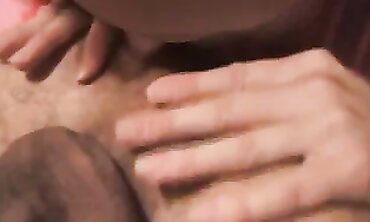 Hairy MILF Takes a Deep Throat Donk and Gets Rimmied