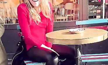 AngelEmily - Hot Blonde Babe Seduces Her Man With A Sex Toy And Gets Fucked Hard In The Ass