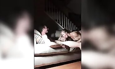 Girlfriend Lets me Spunk into her before the Game 4K