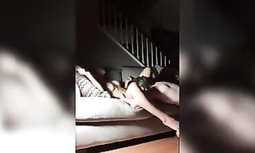 Girlfriend Lets me Spunk into her before the Game 4K