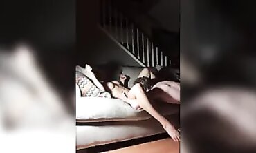 Girlfriend Lets me Spunk into her before the Game 4K
