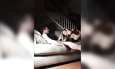 Girlfriend Lets me Spunk into her before the Game 4K