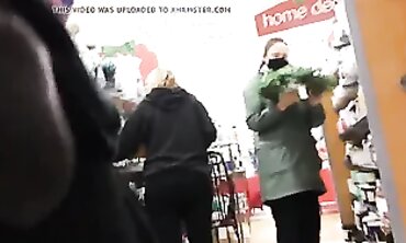Lilly Fox Enjoys a BBC Encounter in Public