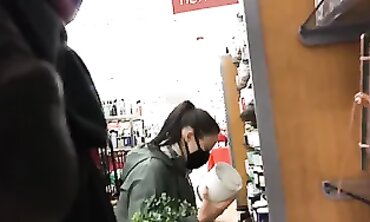 Lilly Fox Enjoys a BBC Encounter in Public