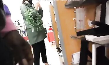 Lilly Fox Enjoys a BBC Encounter in Public