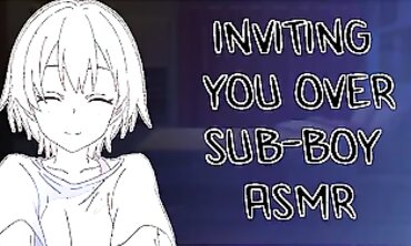 POV Gay Roleplay: Submissive Slave Gets Handjob and Anal After Class