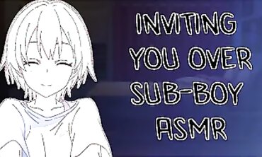 POV Gay Roleplay: Submissive Slave Gets Handjob and Anal After Class