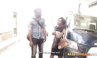 Ebony Couple's Outdoor Public Bathroom Sex Marathon