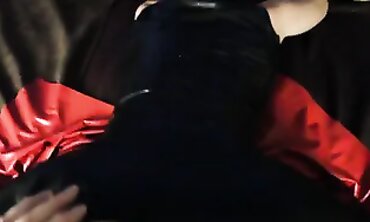 German Milf Eva Latex in Leather Leggings & Mask Gets Rough Anal POV