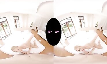 Virtual Reality - Teenage college girl NANCY ACES FIRST TIME VR SEX EDULATION