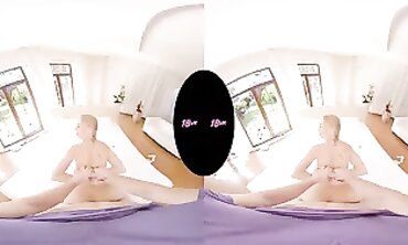 Virtual Reality - Teenage college girl NANCY ACES FIRST TIME VR SEX EDULATION