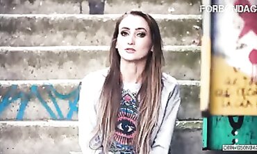 Kira Parvati Gets Rough Public Fetish Sex Outside