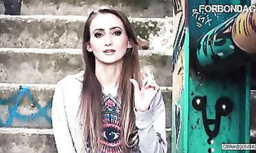 Kira Parvati Gets Rough Public Fetish Sex Outside