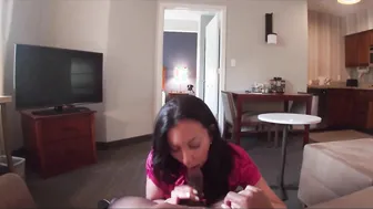 POV: Married MILF Brooke Bennett Takes BBC Facial Cumshot