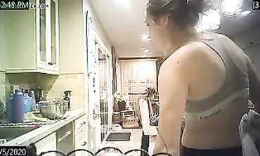 American Kitchen Bra Webcam Leak 1005