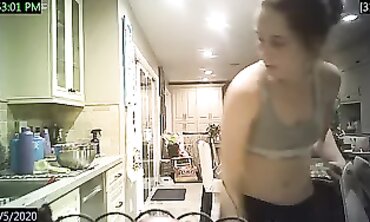 American Kitchen Bra Webcam Leak 1005