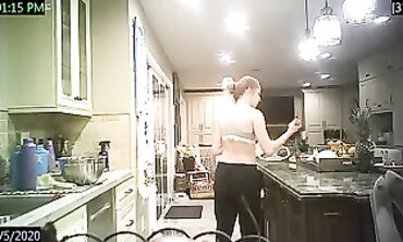 American Kitchen Bra Webcam Leak 1005